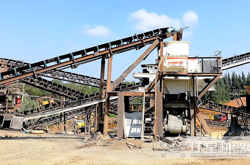 制砂機(jī)成品粒型好，成品多用于建筑工程，道路基建